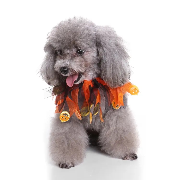 Dog Clothing Pet Christmas items Collar Halloween ribbons Neck girdle Dog Christmas hat Neck Neck Festive pet clothing