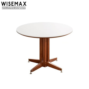 Meubles WISEMAX, meubles de maison médiévaux haut de gamme, <span class=keywords><strong>table</strong></span> à manger <span class=keywords><strong>avec</strong></span> <span class=keywords><strong>plateau</strong></span> <span class=keywords><strong>en</strong></span> <span class=keywords><strong>ardoise</strong></span>, bois <span class=keywords><strong>avec</strong></span> base <span class=keywords><strong>en</strong></span> métal, <span class=keywords><strong>table</strong></span> ronde pour appartement - Product Image 6