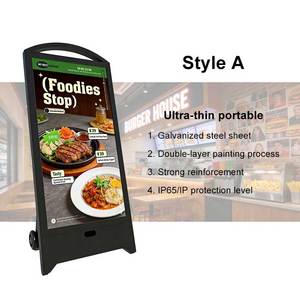 Pantalla Digital Publicitaria Portátil y Conveniente de 43 Pulgadas con Batería Recargable, Tótem de Señalización Digital para Exteriores para Negocios - Product Image 3