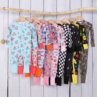 Grosir Desain Baru Romper Bayi Balita dari Bambu Desain Kustom Pakaian Jumpsuit Bayi Baru Lahir