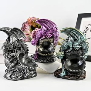 ที่วางเรซิ่นรูปทรงมังกร งานฝีมือประดับตกแต่งโต๊ะทำงาน ของตกแต่งคริสตัลอื่นๆ ของตกแต่งสำนักงาน - Product Image 1