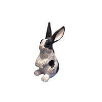 Lapin de pâques en bois, g, fait à la main