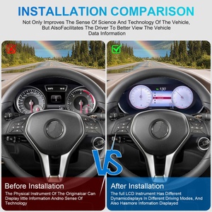 12.3" LCD Instrument Cluster <b>for</b> Mercedes Benz a CLA GLA-class 2015-2019 NaviHua New Design <b>Car</b> Dashboard Digital <b>Speedometer</b> - Product Image 3