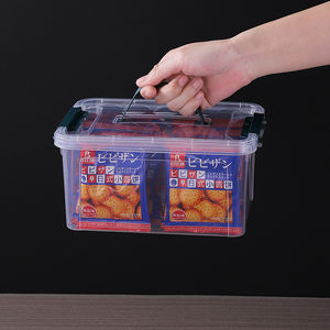 حاويات بلاستيكية شفافة محكمة الإغلاق لتخزين الطعام في الثلاجة والمطبخ، متوفرة بالجملة - Product Image 3