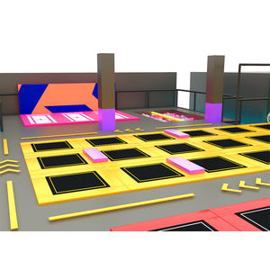 <span class=keywords><strong>Parque</strong></span> de Trampolines Comercial de Moda para Interiores, con Circuito de Obstáculos y Circuito Ninja, Totalmente Personalizable - Product Image 2