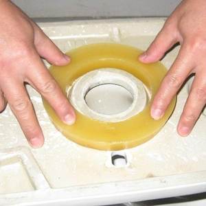 モダンラウンドプラスチックフランジワックスシールリングバスルームガスケットシールホテルまたはアパートトイレ用バスルームアクセサリー - Product Image 5