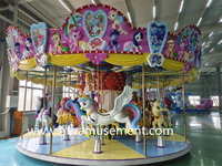 Manèges d'amusement montés sur remorque en métal gonflable pour école portable en plein air