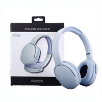 Headset Nirkabel TWS P2961 Over-ear dari Produsen, Bass HIFI Subwoofer, Tipe-C, untuk DJ dan Gaming