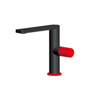 Robinet de lavabo sanitaire en laiton chromé et acier inoxydable brossé 304 pour salle de bain de maison, villa, appartement