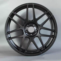Vente chaude Concave Design 19x9 19x10 Staggered Et30 5x120 Matte Gun Metal Passenger Car Jantes en alliage