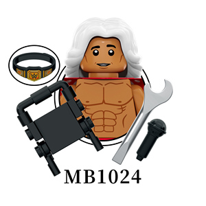 MB1020-MB1024 <span class=keywords><strong>WWE</strong></span> The Rock John Cena The Undertaker Mini Figurines de Construction en Briques Jouets - Product Image 6