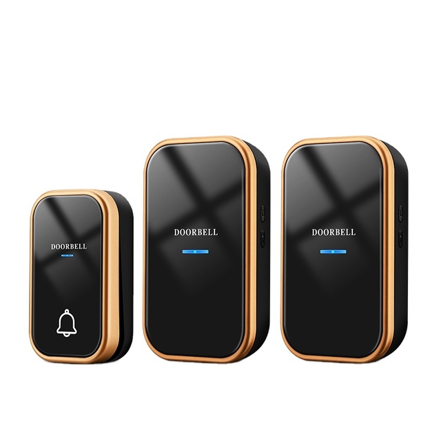 Wireless Doorbell With 1 2 3 Receivers Waterproof 38 Ringtones Chime Smart Door Bell