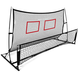 Red de Rebote para Fútbol Resistente a la Intemperie, Doble Capa, Plegable, Portátil, Equipo de Entrenamiento de Fútbol para Pases y Tiros en Solitario - Product Image 1