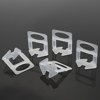 Système de nivellement de carrelage réutilisable, lot de 100 cales et clips pour système de nivellement de carrelage accessoire