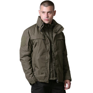 Veste tactique respirante à coque souple <span class=keywords><strong>Mh500</strong></span> Pit Zip Premium Hiver Akatsuki à capuche 3 en 1 Imperméable Coupe-vent Randonnée Cyclisme - Product Image 1