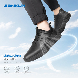 Sandalias de Trabajo de Verano JIANKUN, Impermeables, de Cuero Vacuno Repujado, Económicas, de Alta Calidad, Antideslizantes, con Puntera de Acero, para <span class=keywords><strong>Hombre</strong></span> y Mujer - Product Image 3