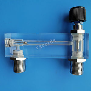 Rotamètre en verre, débitmètre à section variable, débitmètre à tube en verre pour gaz, rotamètre métallique LZM, rotamètre en verre à section variable pour gaz - Product Image 1