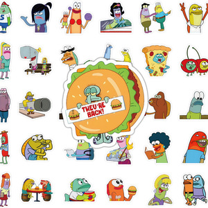 50 Pegatinas de Anime en Oferta, Resistentes al Agua, para Decoración de Patinetas, Equipaje, Portátiles, Lindas Pegatinas de Dibujos Animados de Los Simpson - Product Image 2