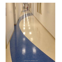 Revêtement en polyuréthane auto-nivelant en gros, résistant à l'usure, durable, peinture liquide marbrée, sable coloré industriel