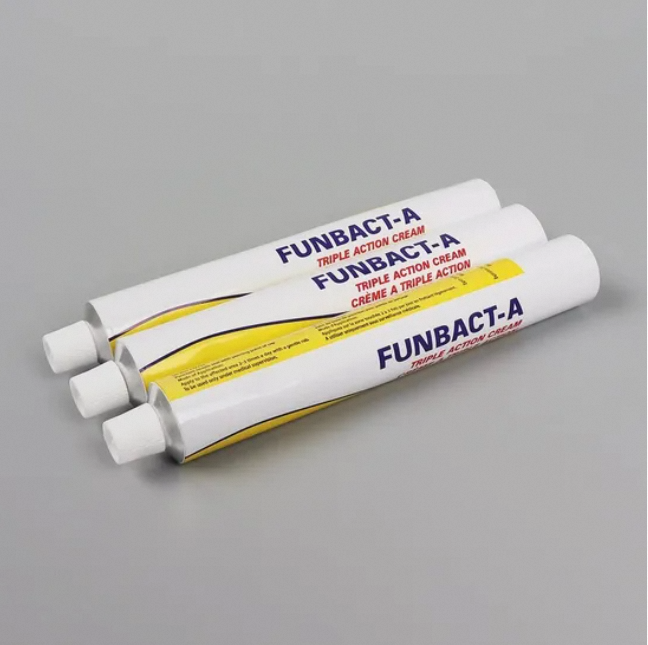 Empty Collapsible Pharmaceutical Ointment Containers Aluminum Tube for Pharmaceuticals Cream Packaging