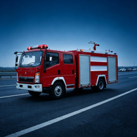 Camion-citerne à eau incendie HOWO Sinotruk 4x2/4x4, très demandé, équipé d'un nouveau matériel de lutte contre l'incendie pour les opérations de sauvetage