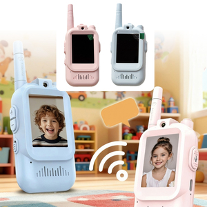 Walkie Talkies para Niños, Paquete de 2, Recargables, Juguetes para Interiores y Exteriores, para Acampar, Viajar, Regalos de Cumpleaños para Niños y Niñas de 3 a 12 Años - Product Image 5
