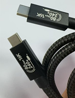 Cable de Carga Rápida HL USB 5.0 Tipo-C C 5A, Revestimiento de Nailon y Aluminio, Cubierta de PVC, Transferencia de Datos de 80 Gbps para Dispositivos Android PD y Computadoras