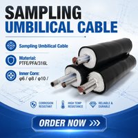 Ligne d'échantillonnage chauffée pour les COV industriels |   Noyau en PTFE/PFA avec gaine en acier inoxydable SS304 316L |   Longueur personnalisée pour CEMS et surveillance environnementale
