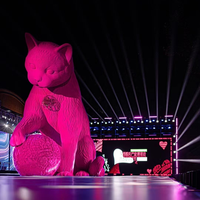 Statues d'animaux et modèles de chats en pierre artificielle personnalisés imprimés en 3D pour les événements de jardin intérieurs et d'église
