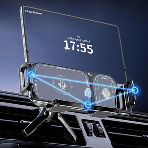 <span class=keywords><strong>Support</strong></span> de téléphone intelligent pliable Q7S 15W avec chargeur de voiture à serrage automatique anti-tremblement 90° °   <span class=keywords><strong>Support</strong></span> de charge rapide sans fil rotatif - Product Image 4