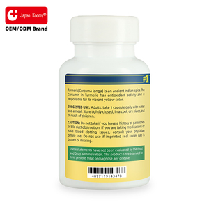 Fabricante Mayorista de Suplementos de Cúrcuma y Curcumina para Apoyo Antioxidante, 180 Cápsulas de Cúrcuma y Curcumina - Product Image 6