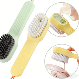 Outil magique multifonctionnel pour la maison, brosse à chaussures petite et pratique avec ajout de liquide par pression - Product Image 4