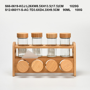 Vente directe usine – Ensemble de pots et boîtes à épices en verre au design moderne pour la cuisine, idéal pour la préparation culinaire ou les réceptions - Product Image 6