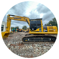 Prix de gros – Excavatrice sur chenilles Komatsu PC240 d'occasion, 24 tonnes, diesel, hydraulique, bien entretenue, pièces disponibles – Japon