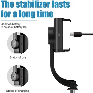 Estabilizador de cardán multifunción para teléfono inteligente con control remoto Bluetooth, diseño plegable, soporte antivibración - Product Image 4