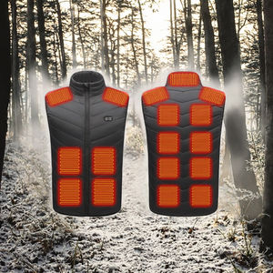 11 Hot Zone - Chaleco térmico eléctrico con calefacción para hombre, unisex, informal, con cremallera, relleno de algodón, para invierno - Product Image 2