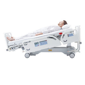 Lit d'hôpital électrique à 5 moteurs, avancé, pour soins intensifs, infirmières et patients, robuste, avec matelas à dispersion de la pression corporelle - Product Image 4