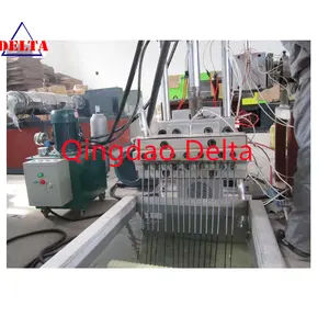 Hot cutting PP PE PVC HDPE ABS PS PMMA waste plastic recycle granulator pelletizer machine