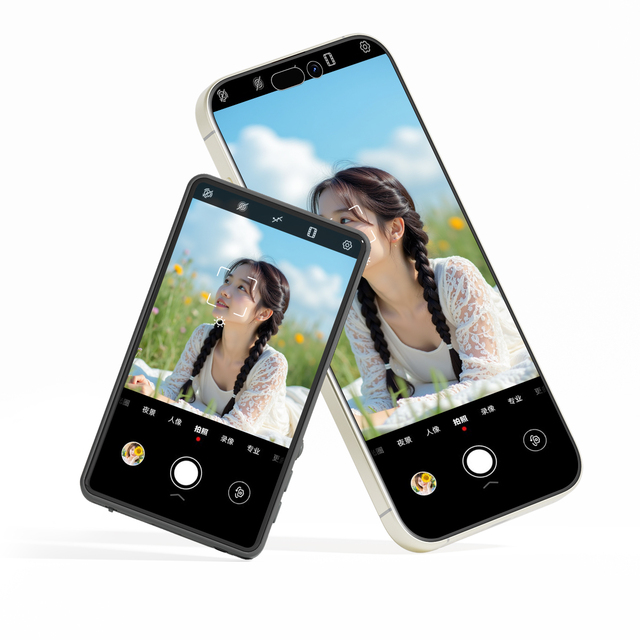 Phone Vlogging Monitor 4K 30fps Video Casting Built-in Remote Magnetic Rear Camera Selfie Monitor Screen