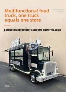 Electric Food Truck With Full Kitchen Drivable Outdoor Kitchen Van For Pizza Burger Ice Cream Coffee - Product Image 3