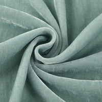 Tissu en velours de soie 170G, tissé, brillant, mélange de nylon et de viscose, velours non extensible pour abaya, mode modeste, robe de soirée