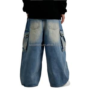 AQTQ Pantalones de Nieve Vaqueros Vintage al por Mayor, Fabricante de Pantalones Anchos Holgados de Mezclilla para <span class=keywords><strong>Hombre</strong></span>, Estilo Cargo, para Esquí y Snowboard - Product Image 4