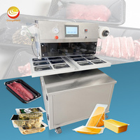 Machine d'emballage sous vide automatique ORME pour aliments cuits, poulet, avec injection de gaz et carte de mappage