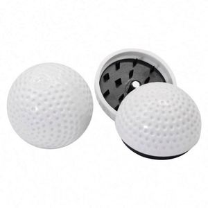 Golf Ball Shape White Acrylic <b>Herb</b> <b>Grinder</b> D43mm Smoking <b>Grinder</b> Round Ball Tobacco <b>Grinder</b> - Product Image 2