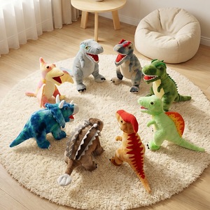 Peluche personnalisée en coton PP, modèle Tiranosaurus Rex et Triceratops, adorable doudou pour garçons, 25 cm, pour enfants - Product Image 2