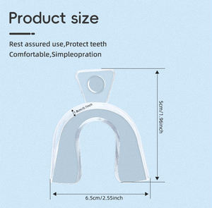 Boquillas termoplásticas de grado alimenticio para blanquear los dientes protector bucal goma EVA o bandeja de Material de silicona - Product Image 3