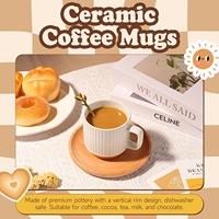 Panier-cadeau en céramique 9 pièces pour femmes - Joyeux anniversaire, Noël, cadeaux de remerciement pour les employés, tasse à café pour maman, professeur, collègue