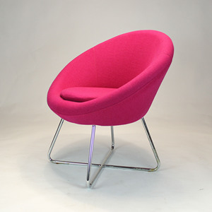 Sedia da Pranzo Imbottita Commerciale con Gambe in Metallo, Sedia Resistente per Uso Interno in Caffè e Settore Alberghiero - Product Image 4