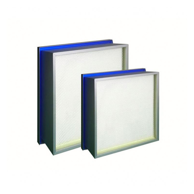 New Hepa Filter H13 H14 Aluminum Frame Gel Seal HF Pleated Filter Medical Hospital Air Purifier Large Dust Capacity 2000CFM