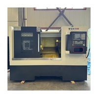 Nouveau guidage linéaire pour production en grande série, fabrication sur mesure, tour CNC de précision TCK56 pour commande CNC 3 axes, usage moyen